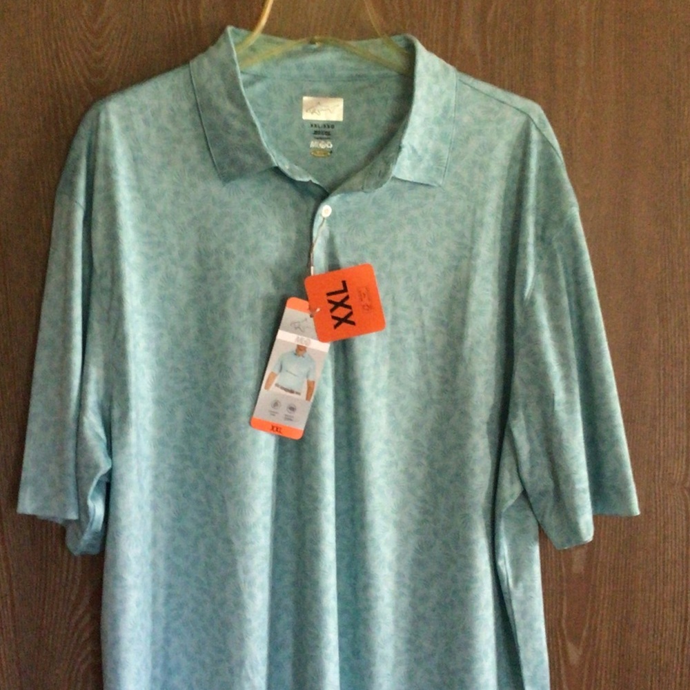 Greg Norman Collection Teal Polo Shirt